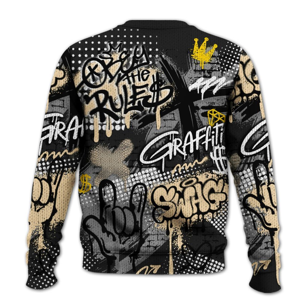 Knitted Sweater To Match Kobe 9 EM Mambacita - True It Real Graffiti Streetwear