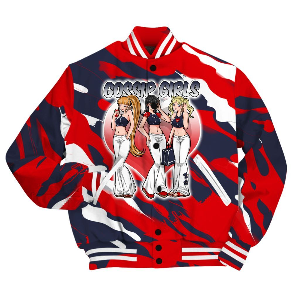 Varsity Jacket To Match Low OG Howard University 1s Shirt - Gossip'Girls All Over Print