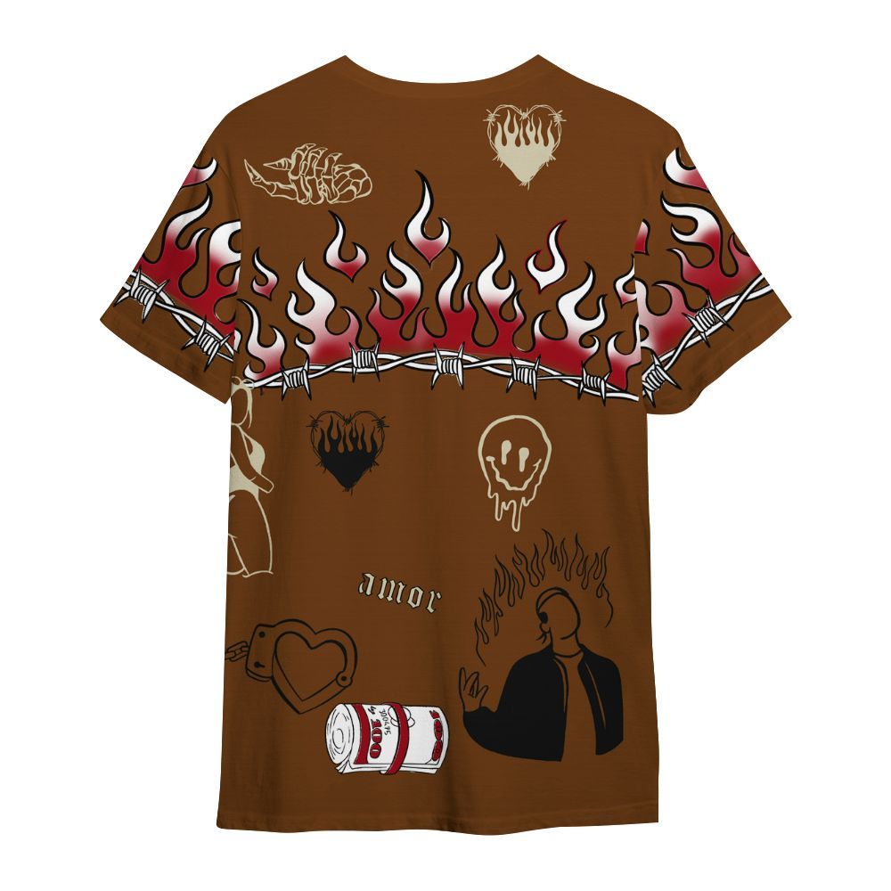 Shirt To Match Archaeo Brown 5s Varsity Jacket, Snake Trust No One All Over Print