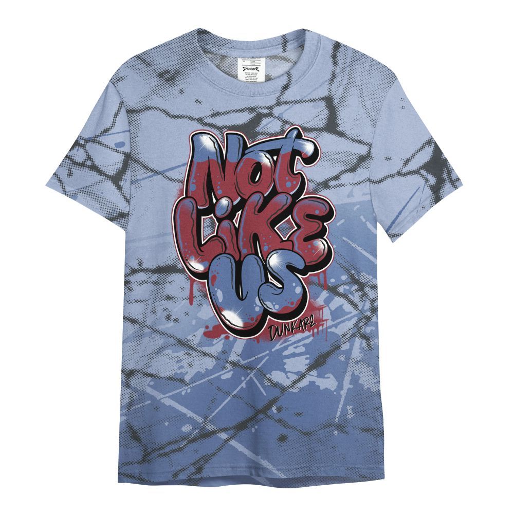 Shirt To Match Black Metallic 5s - None Like Us Graphic All Over Print