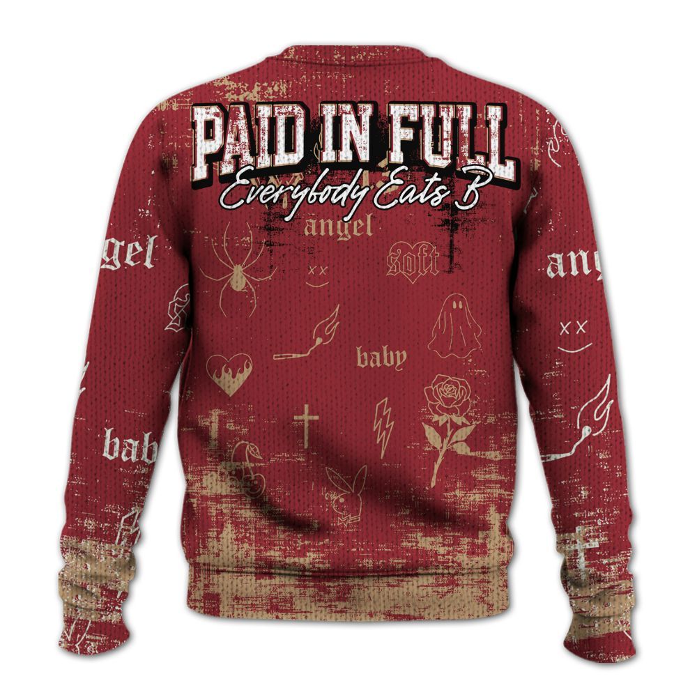 Sweater To Match Chicago 2025 40s Shirt, Paid In Full Money Graphic