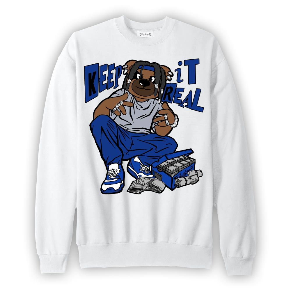 Sweatshirt To match Air Foamposite One Royal Sweatshirt - Keep_in Auth Bear Graphic