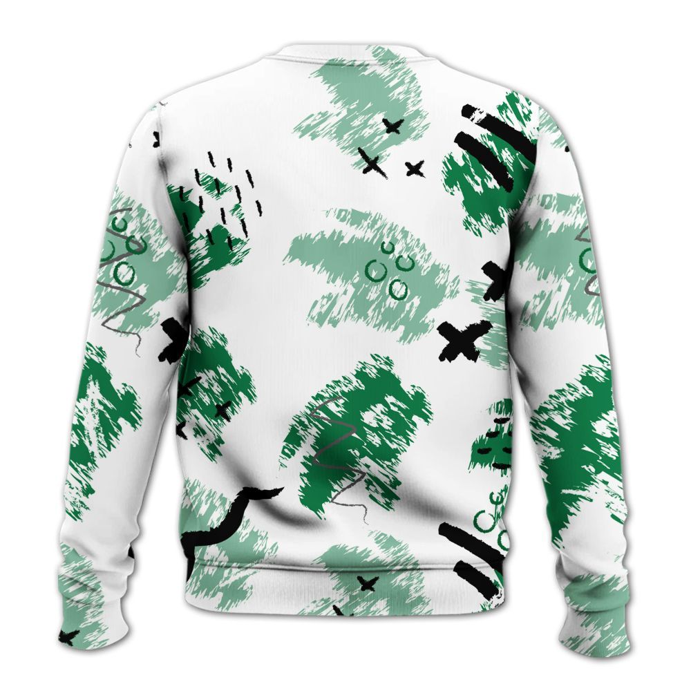 Sweatshirt To Match Pine Green 13s - Real Ones Move In Streetwear All Over Print
