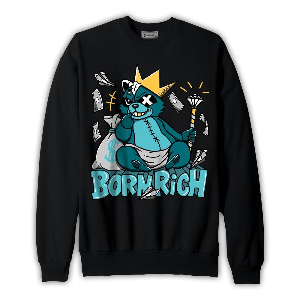 Sweatshirt To match Sweatshirt Born Rich Raccoon, Oxidized Green 4s Sweatshirt To Match Sneaker 2404 DNY