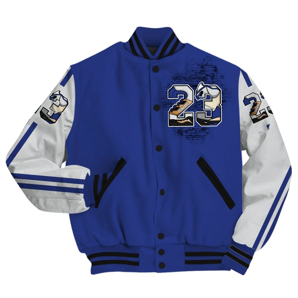 Varsity Jacket To Match JM Pro Black Concord - Custom Name Number 23 5s All Over Print