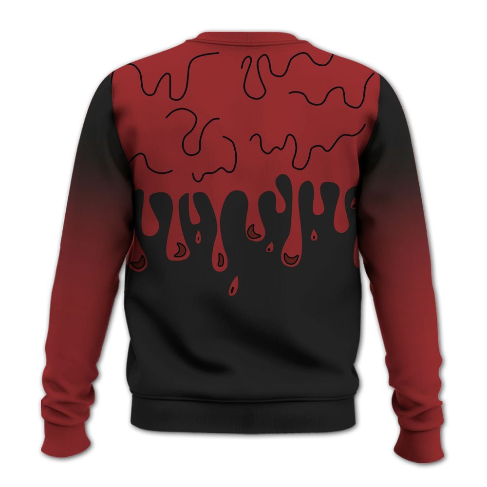 Sweatshirt To Match High 85 Bred 1s - Snake Trust No One Drip All Over Print