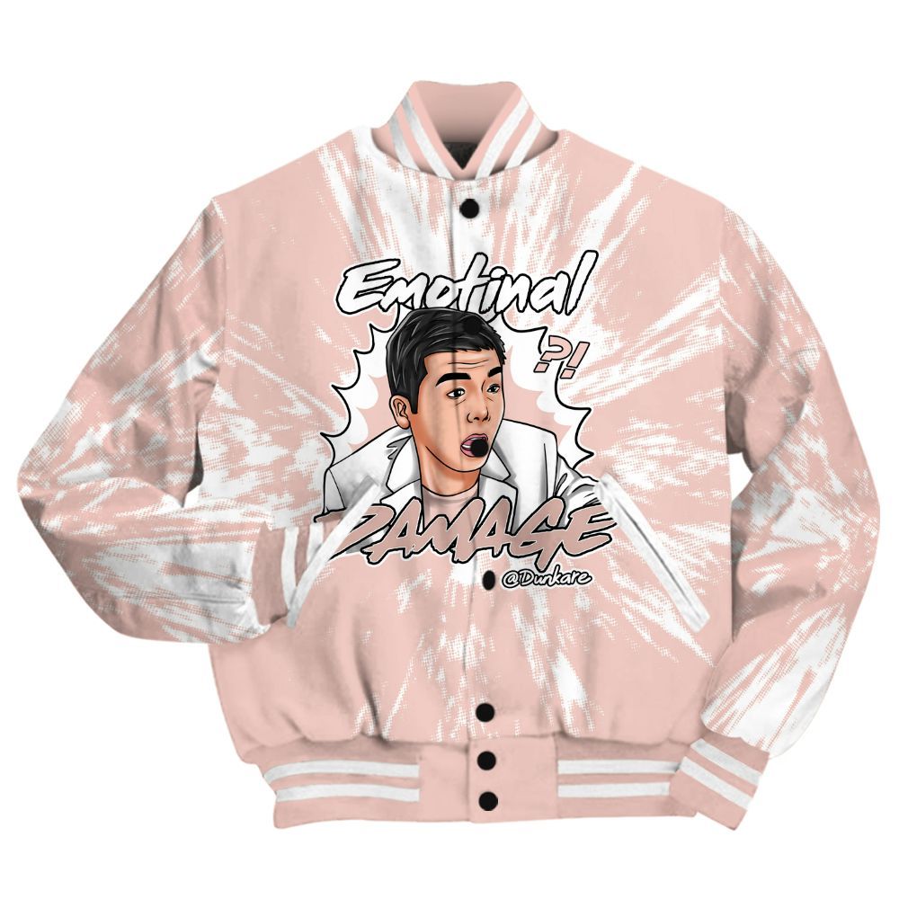Varsity Jacket To Match Low Legend Pink 11s Shirt - Damaged Meme Shirt Unisex Outfit All Over Print