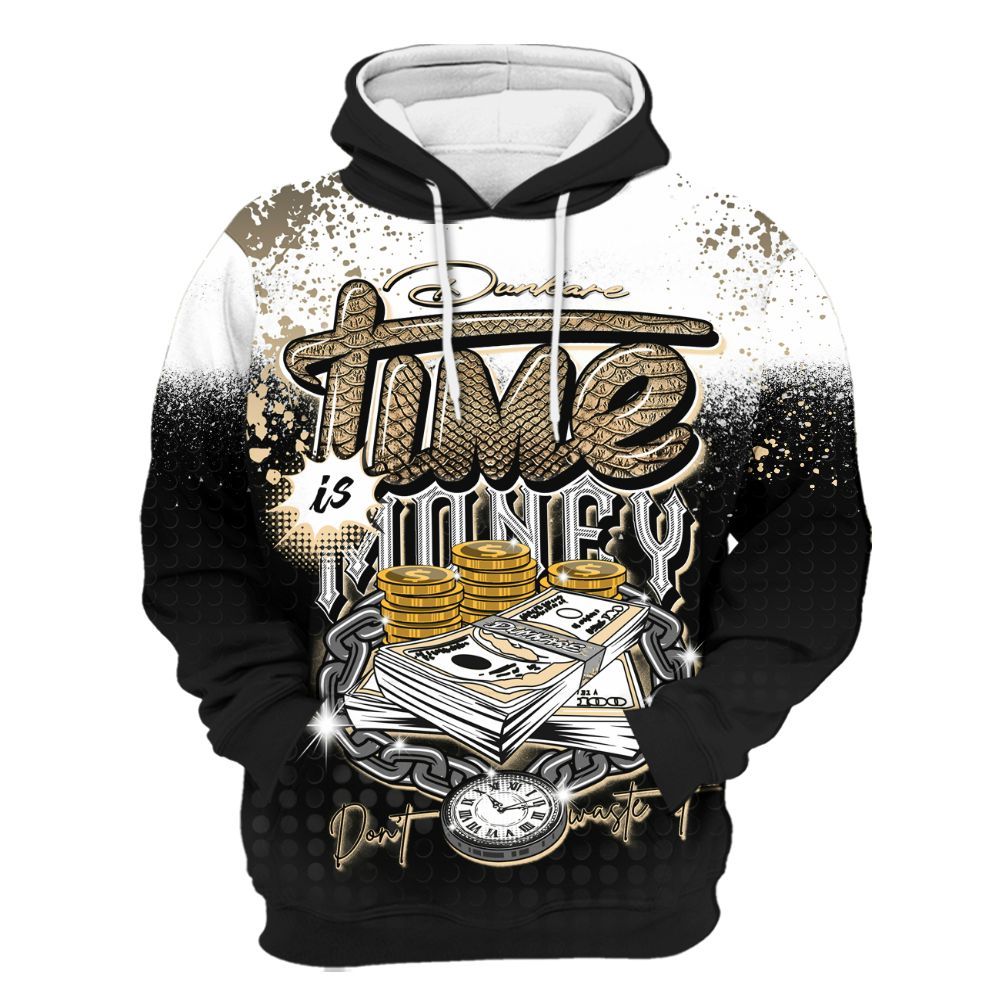 Hoodie To Match Kobe 9 EM Mambacita - Halftone Time Is Money All Over Print