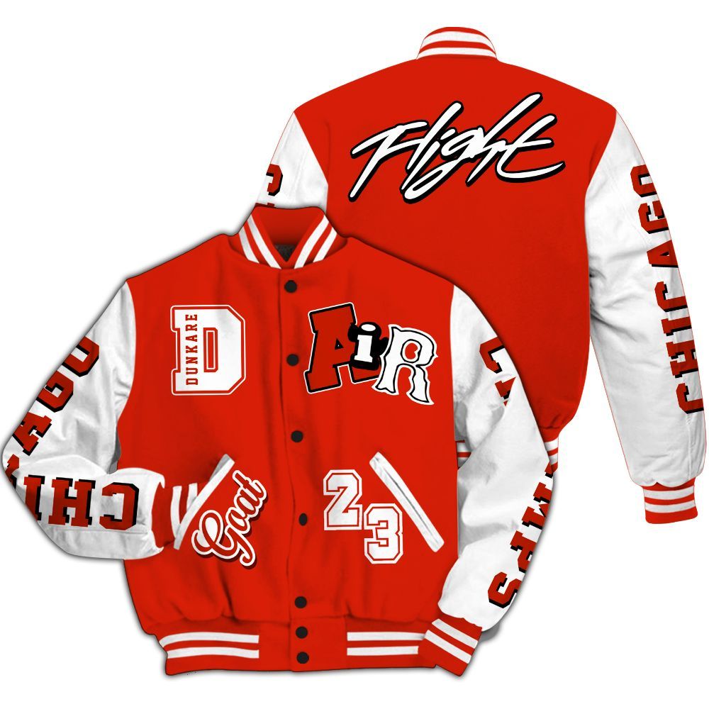 Varsity Jacket To Match Retro Cherry 11s - AIR Number 23 GOAT All Over Print