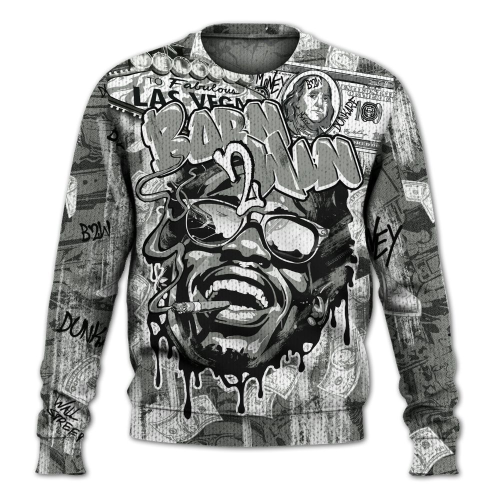 Knitted Sweater To Match Paris Olympics 4s - Born To Win Money