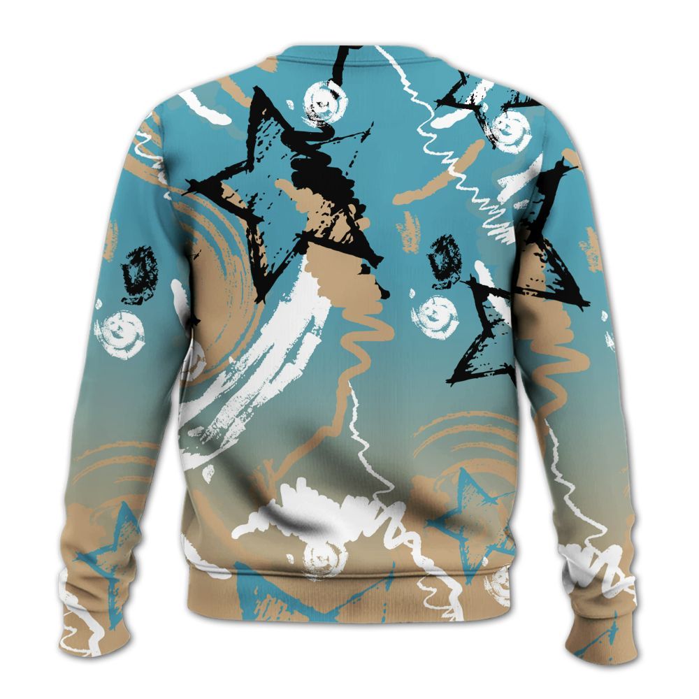 Sweatshirt To Match H-Town 11s - Grind Shine Later Drip All Over Print