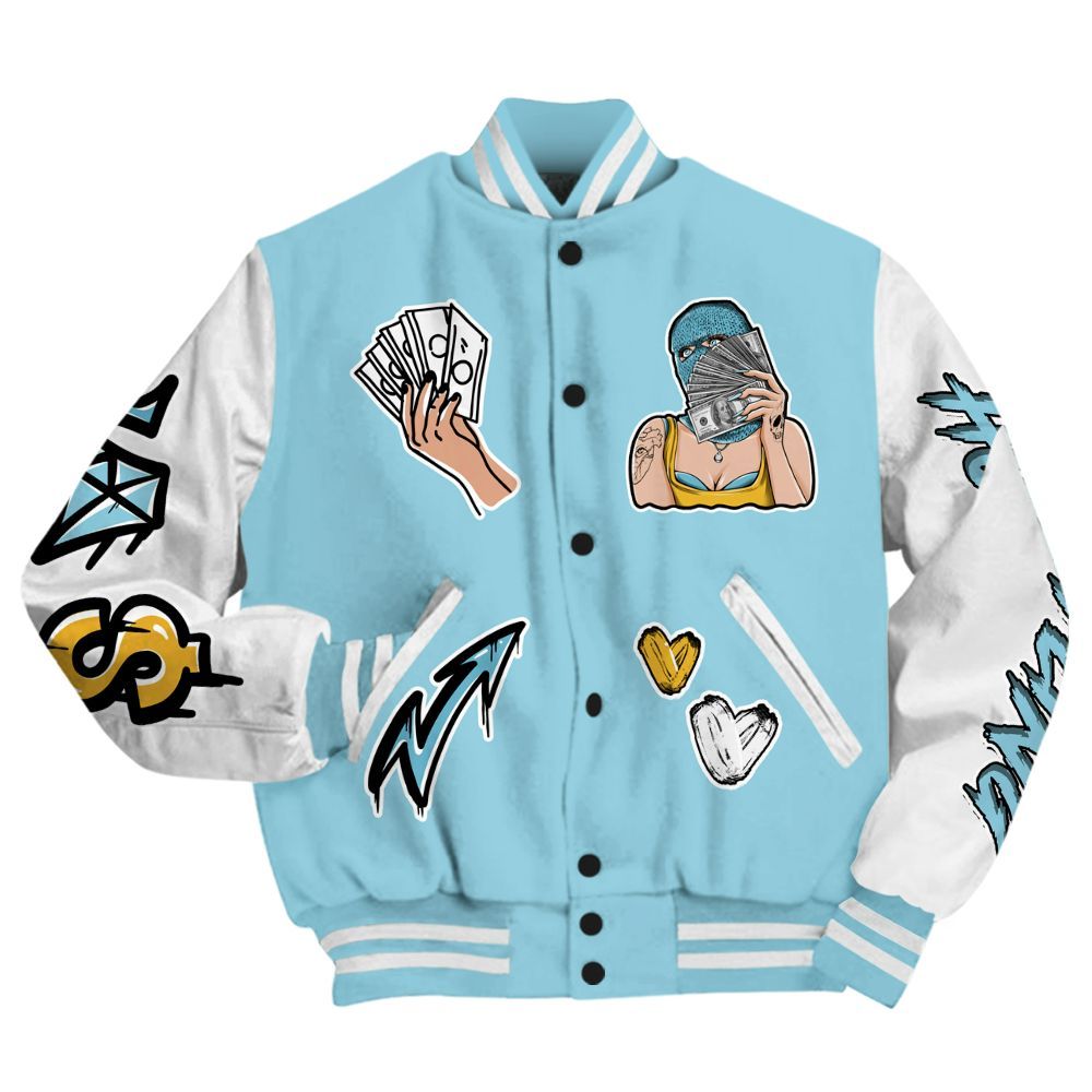 Varsity Jacket To Match Dunk High Homer Simpson - Hustling Unique All Over Print