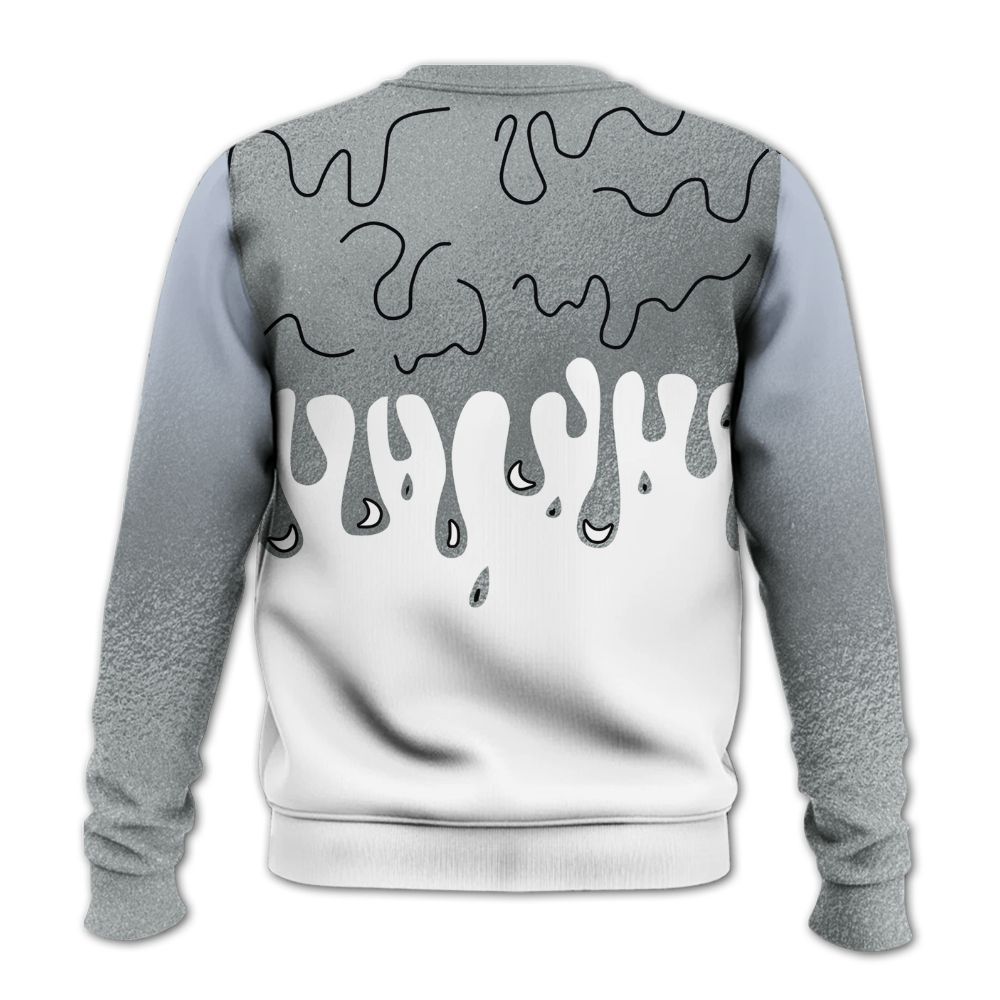 Sweatshirt To Match White Metallic 2026 5s - Loser Lover Dripping All Over Print