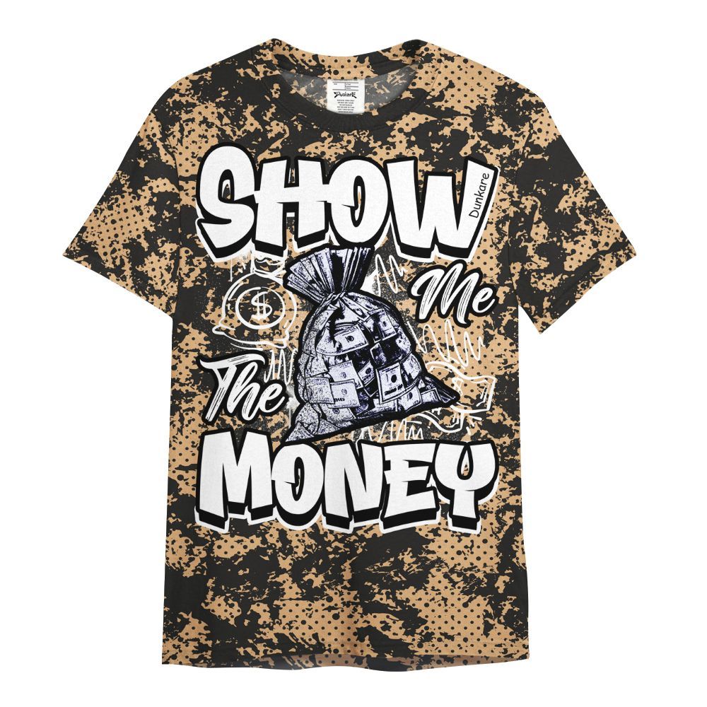 Shirt To Match SE Afrobeats 7s - Show Me The Money Retro All Over Print