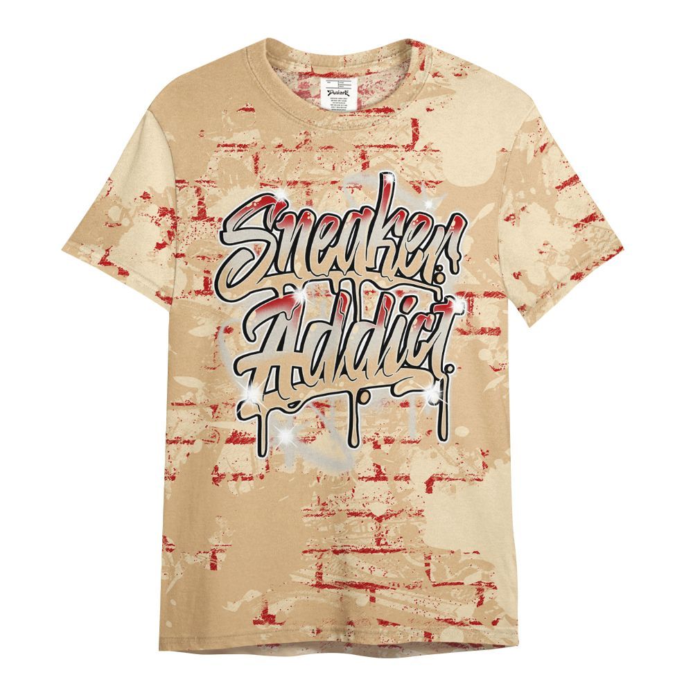 Shirt To Match Dunk Low Strawberry Waffle - Addiction Sneakers Graphic Street Art All Over Print