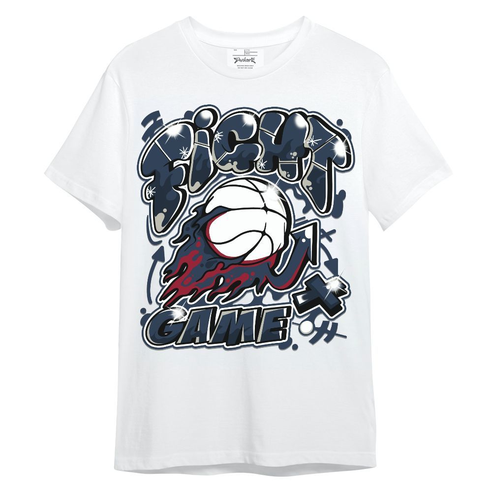 Shirt To Match Navy Blue 2024 6s - Fighter Games Graphic Unisex Shirt