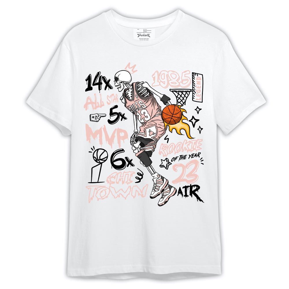 Shirt To Match Low Legend Pink 11s - 1985 Legend Skeleton Shirt Outfit