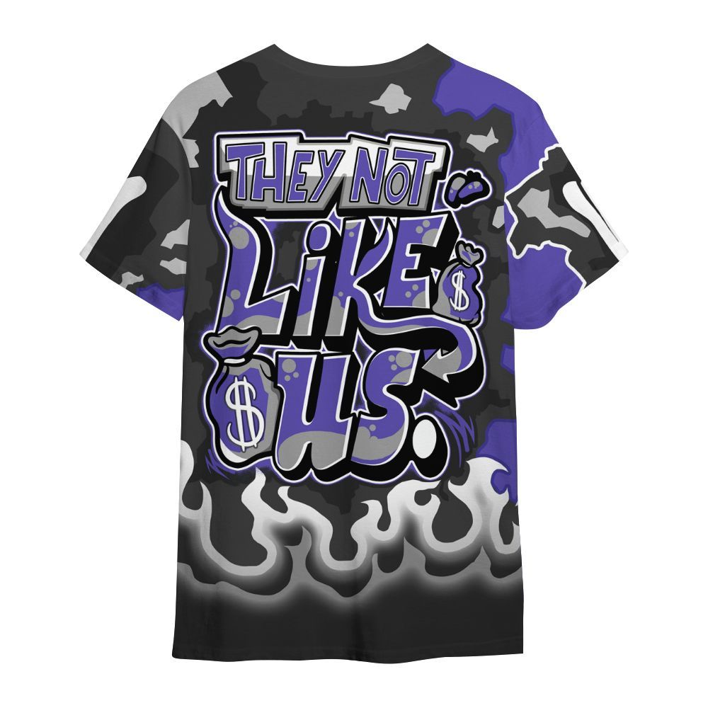Shirt To Match SB Dunk Low Purple Lagoon - Dislike Us Graphic Burning Custom Name All Over Print