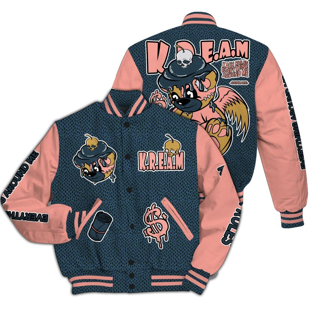 Varsity Jacket To Match Lebron XXI GS Olympic - Loot Bear All Over Print