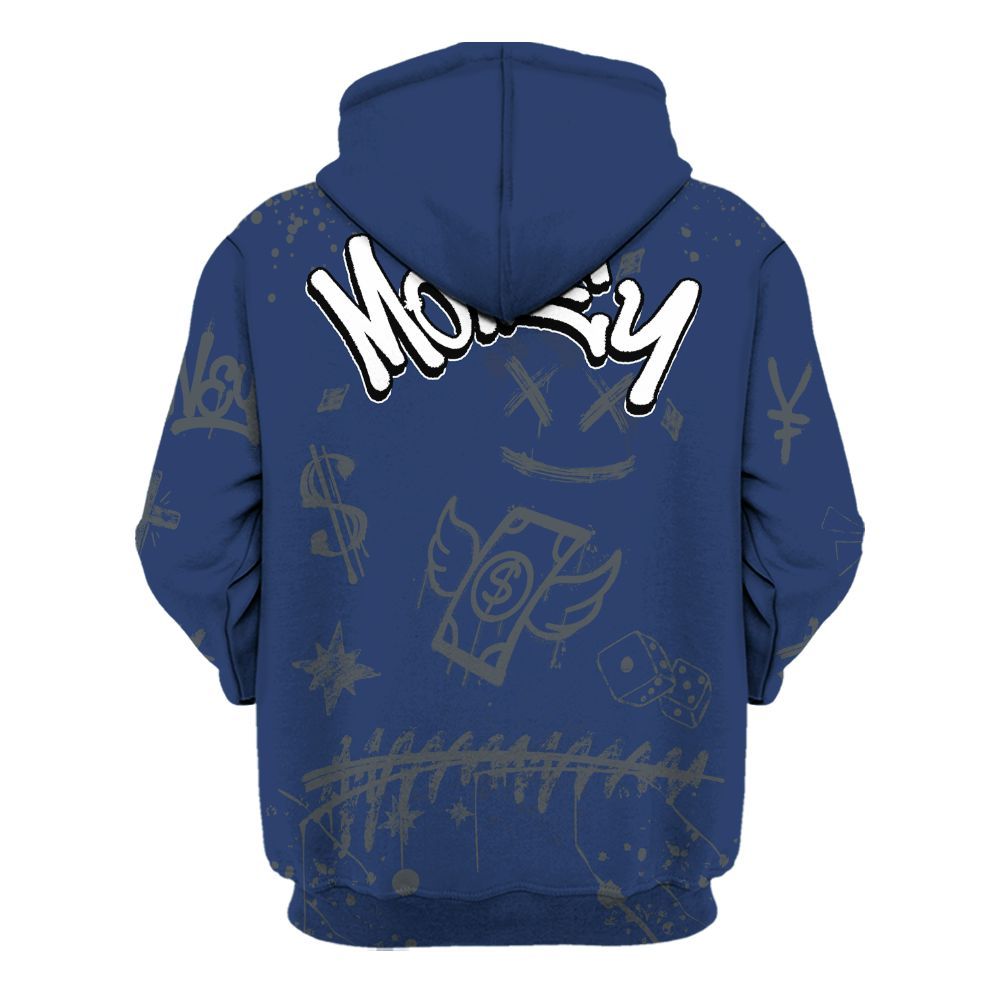 Hoodie To Match Retro Flint 13s - Everybody Paid In Full Crayon All Over Print