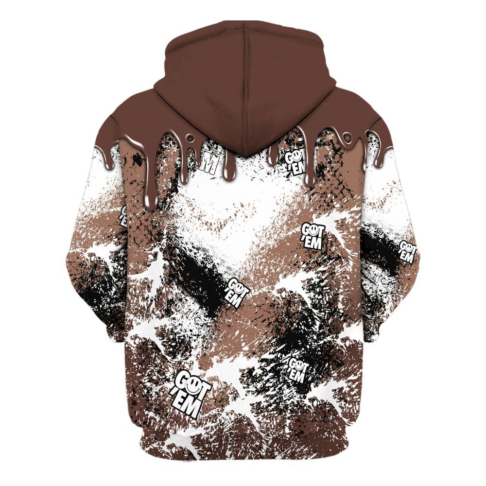 Hoodie To Match KD 4 Christmas - Dripping 23 Drip All Over Print