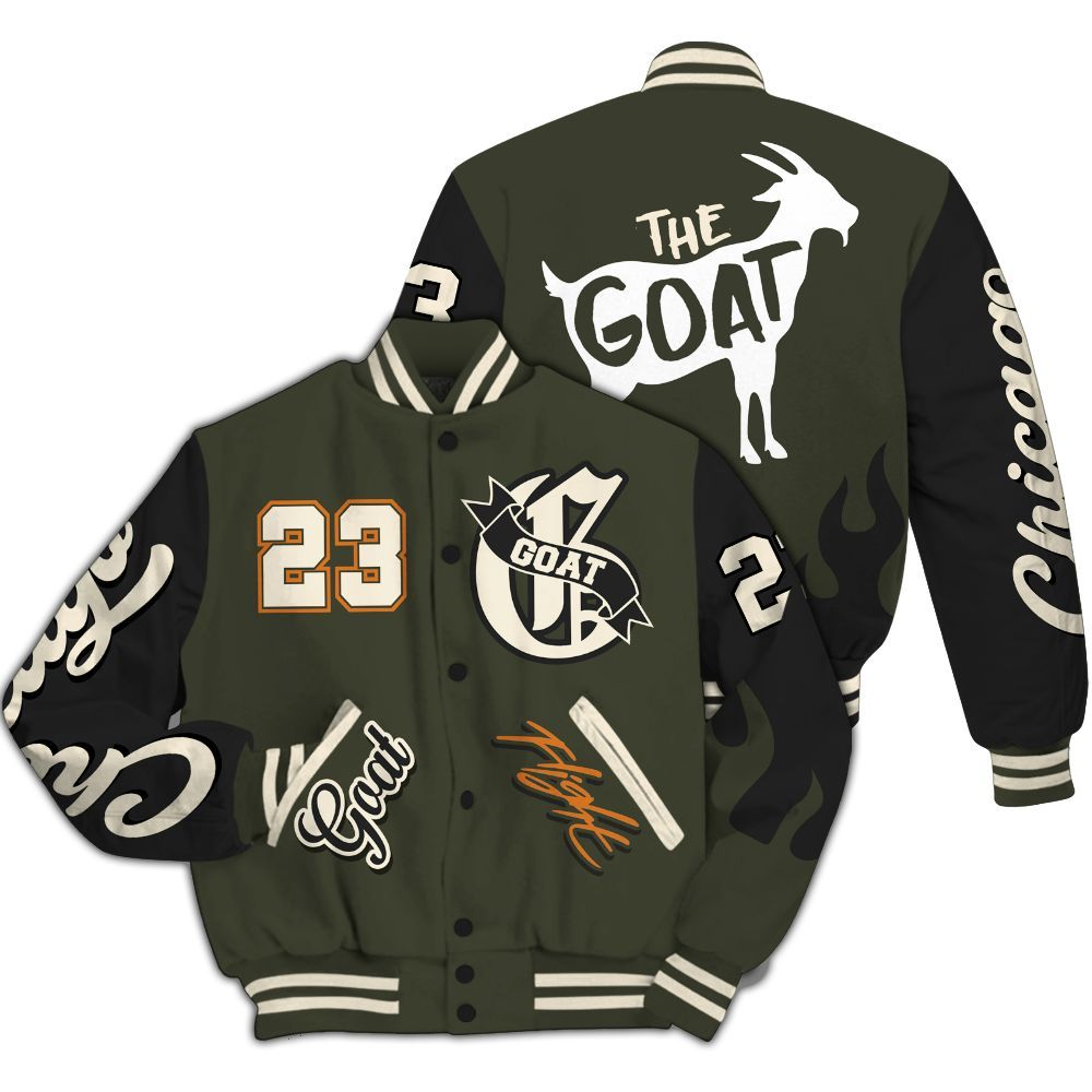 Varsity Jacket To Match Retro Undefeated 4s - The G.O.A.T Streetwear All Over Print