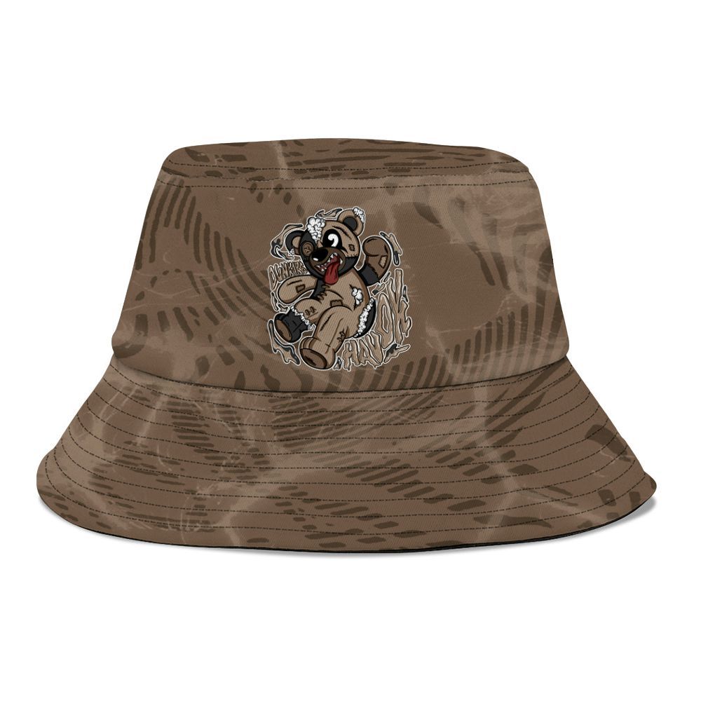 Bucket Hat To Match Dark Mocha Jack - Havok Bear Graphic