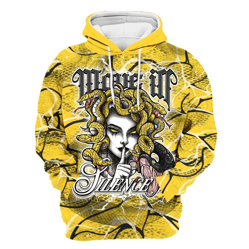 Hoodie To Match Mid New Love 2025 1s - Girl Move In Silence All Over Print