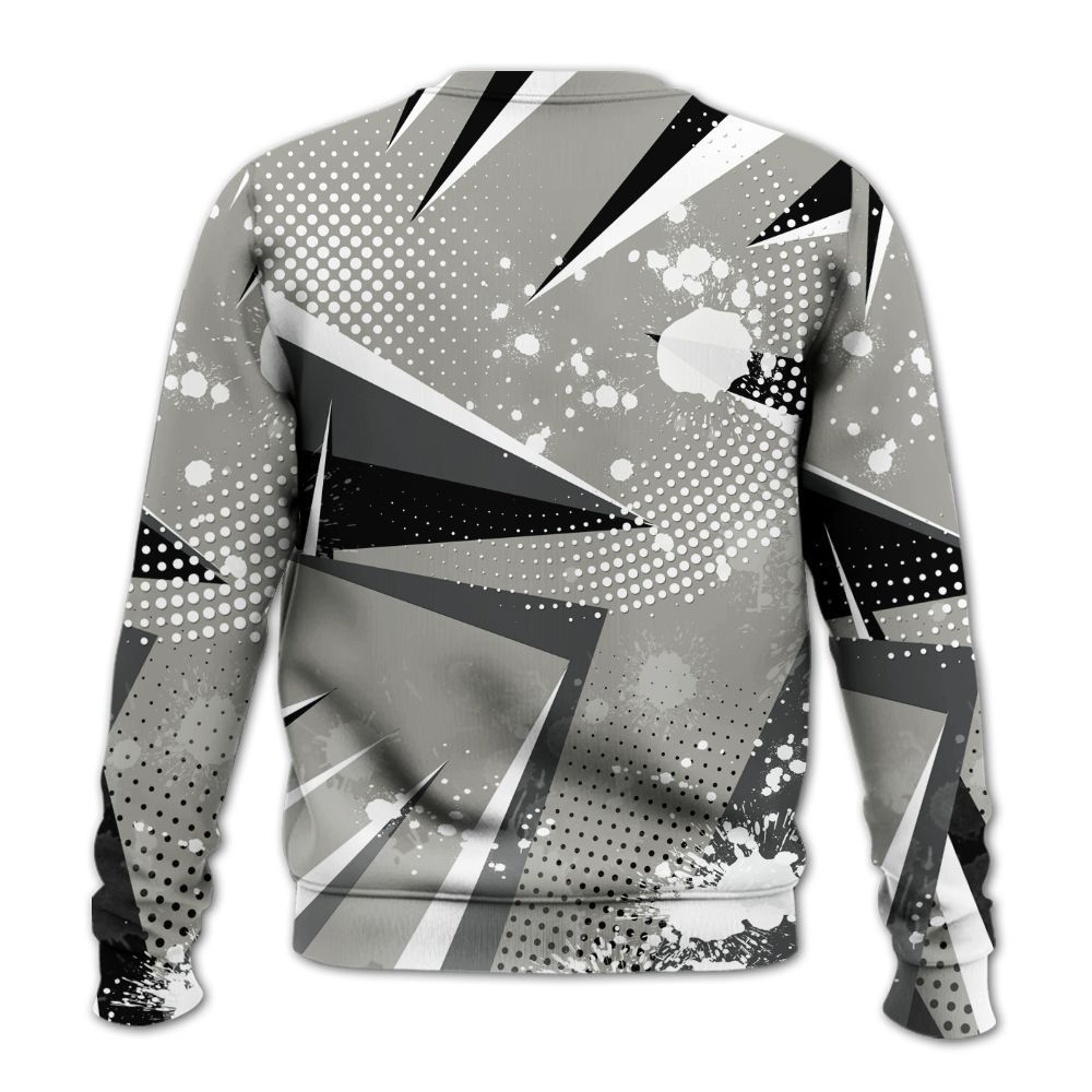 Sweatshirt To Match High Satin Shadow 1s - Poly Trust No One Dripping All Over Print