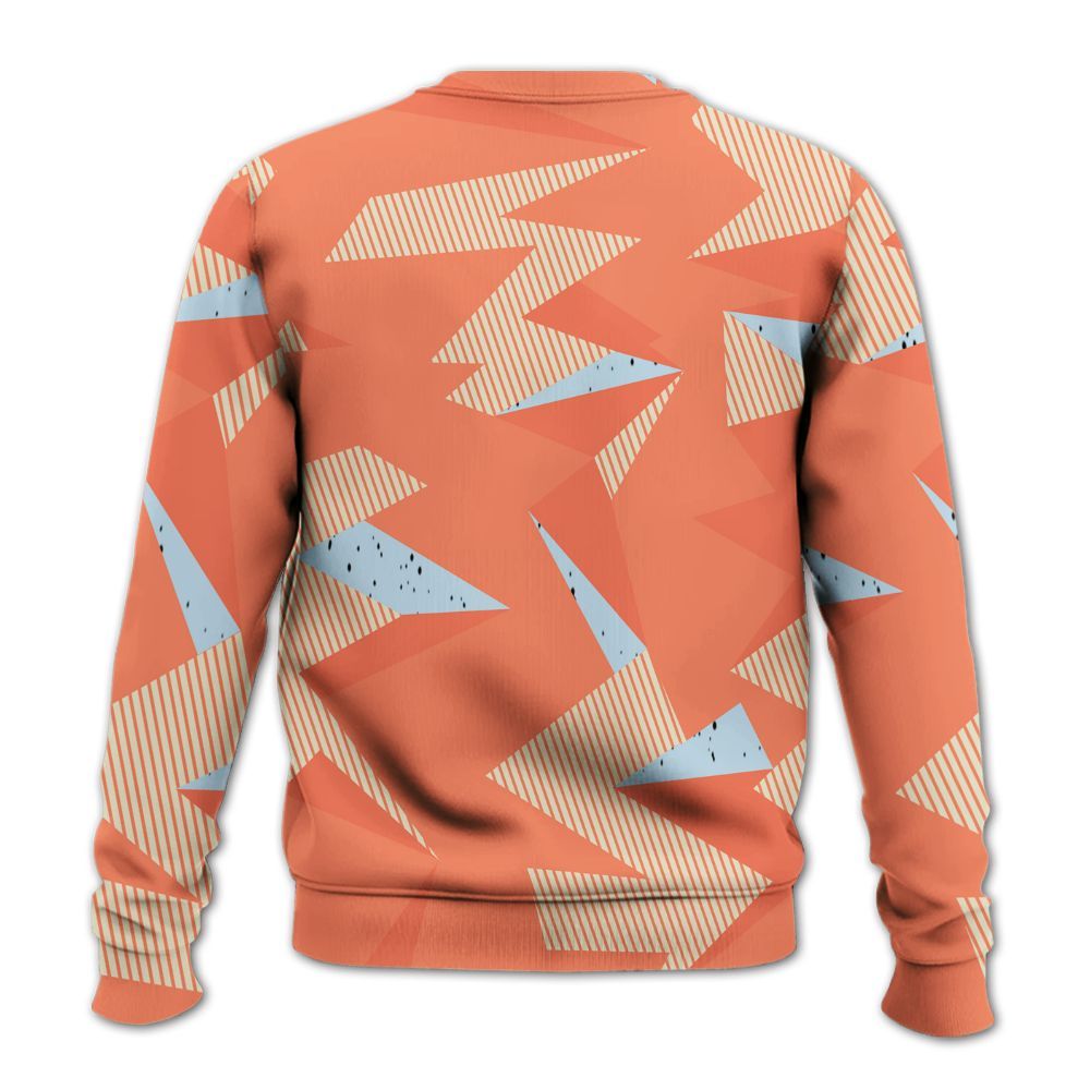 Sweatshirt To Match DJ Khaled Crimson Bliss 5s - Geometric Camouflage Pattern All Over Print