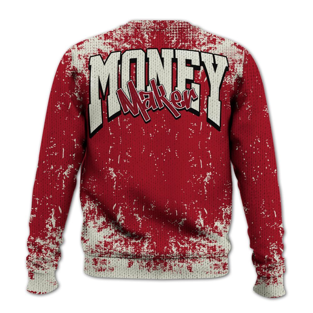 Knitted Sweater To Match 2025 High OG Cinnabar 1s - Move In Silence Money Street Retro