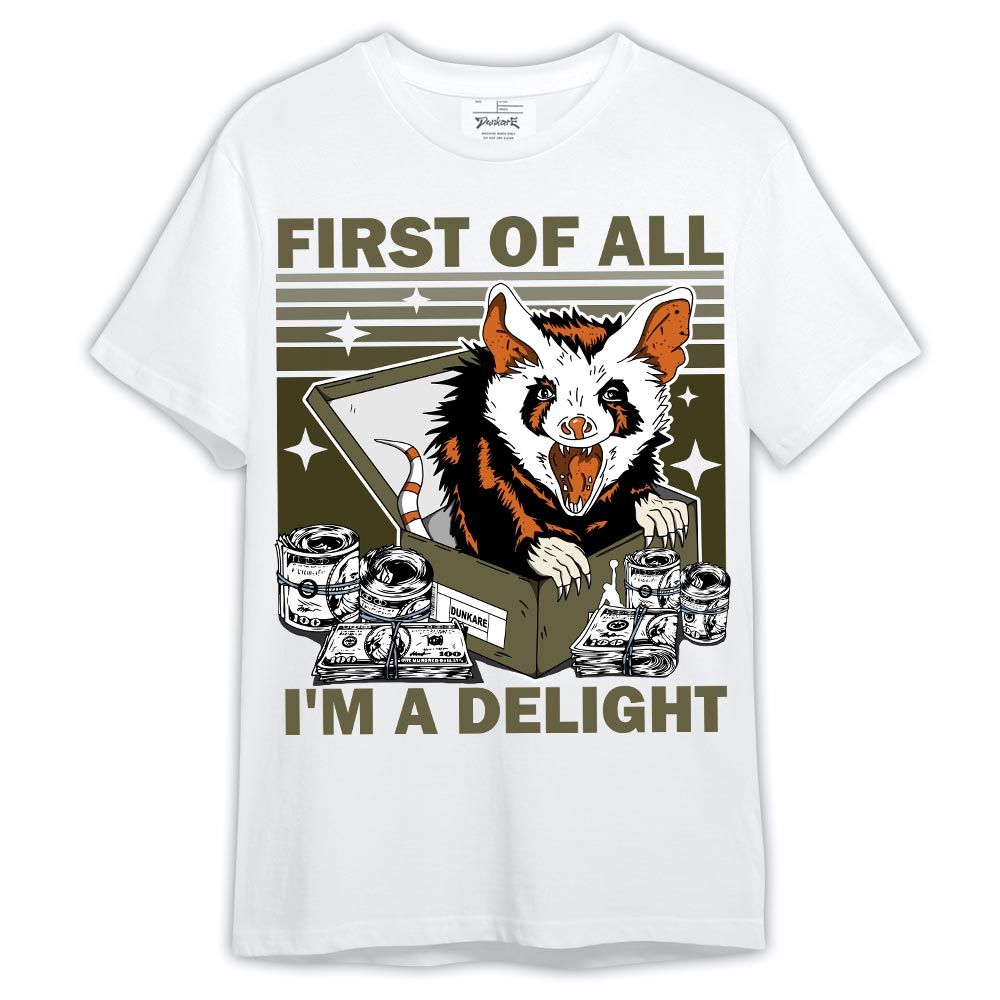 Shirt To Match Olive 5s - Opossum I'm A Delight Shirt Outfit