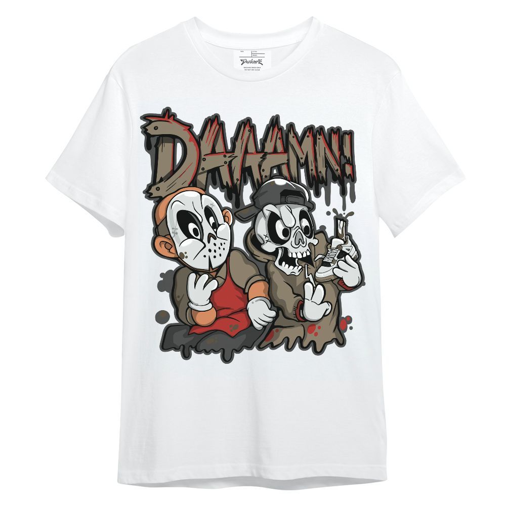 Shirt To Match Olive 9s - Damn Shoe Graphic Unisex Shirt