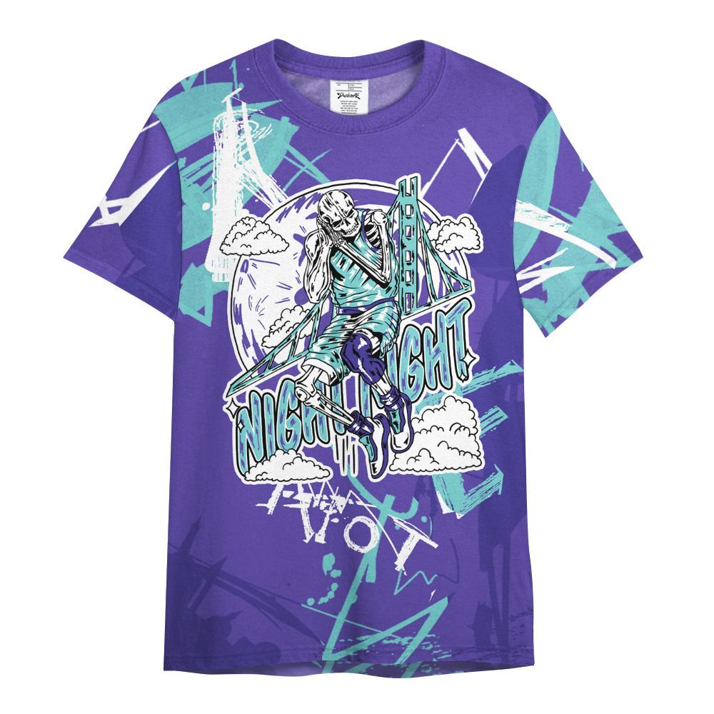Shirt To Match Low Hornets 1s - Seeya Skeleton Messyz All Over Print