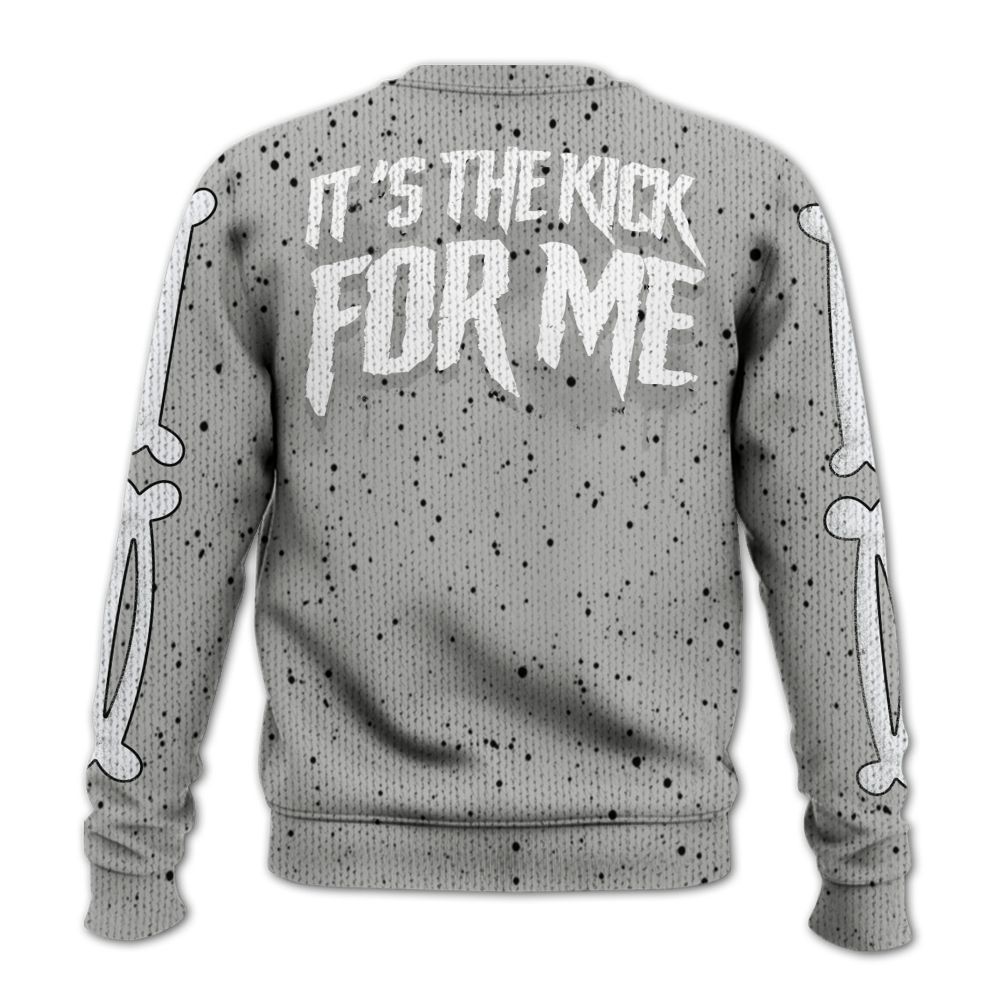 Knitted Sweater To Match Retro White Oreo 4s - It's The Kick For Me