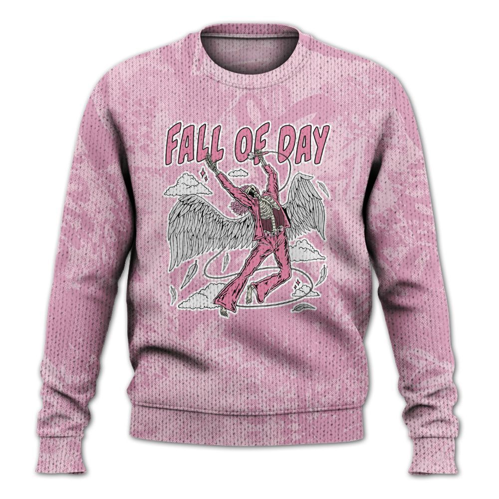 Knitted Sweater To Match Orchid 4s - Fall Of Days Skeleton Heart