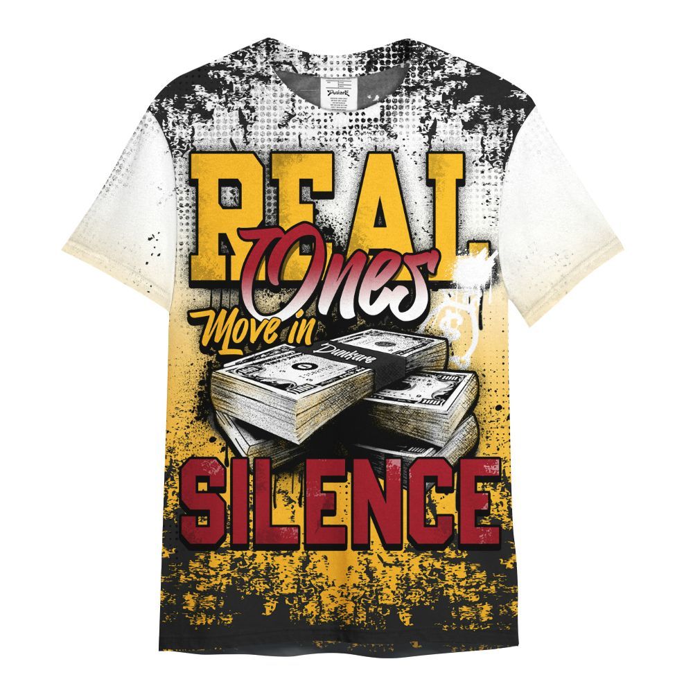 Shirt To Match White Taxi 12s Shirt, Move In Silence Money Street Retro All Over Print