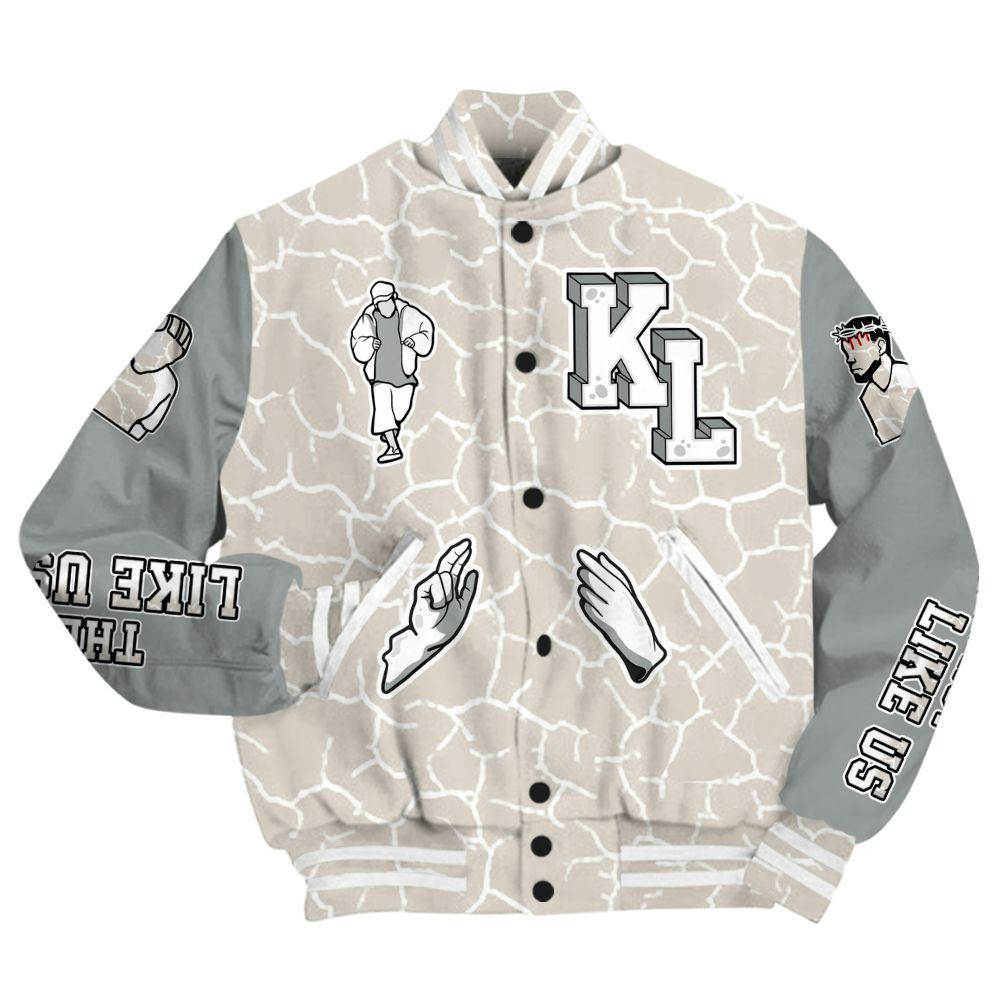 Varsity Jacket To Match Retro Pure Money 3s - Dislike Us All Over Print