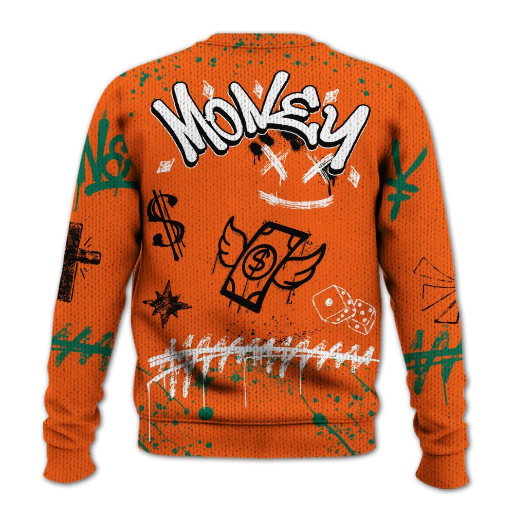 Sweater To Match SoleFly Sail Gorge Green 3s - Everybody Paid In Full Crayon Graphic