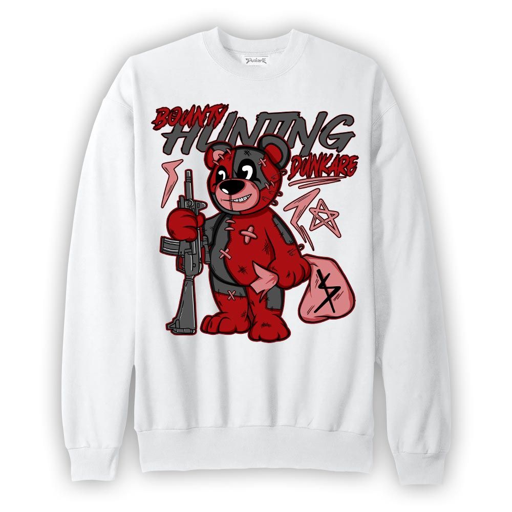 Sweatshirt To match Red Taxi 12s Sweatshirt - Bounty Hunting Bear Graphic 1605 NCMD
