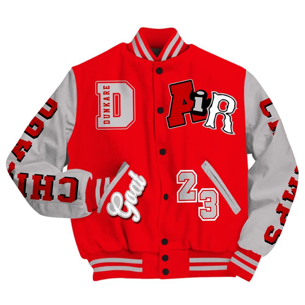 Varsity Jacket To Match Air Max 1 Low Poly - AIR Number 23 GOAT All Over Print
