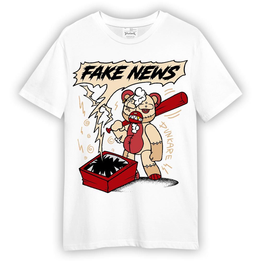 Shirt To Match Dunk Low Strawberry Waffle - False News Hugz Shirt Unisex