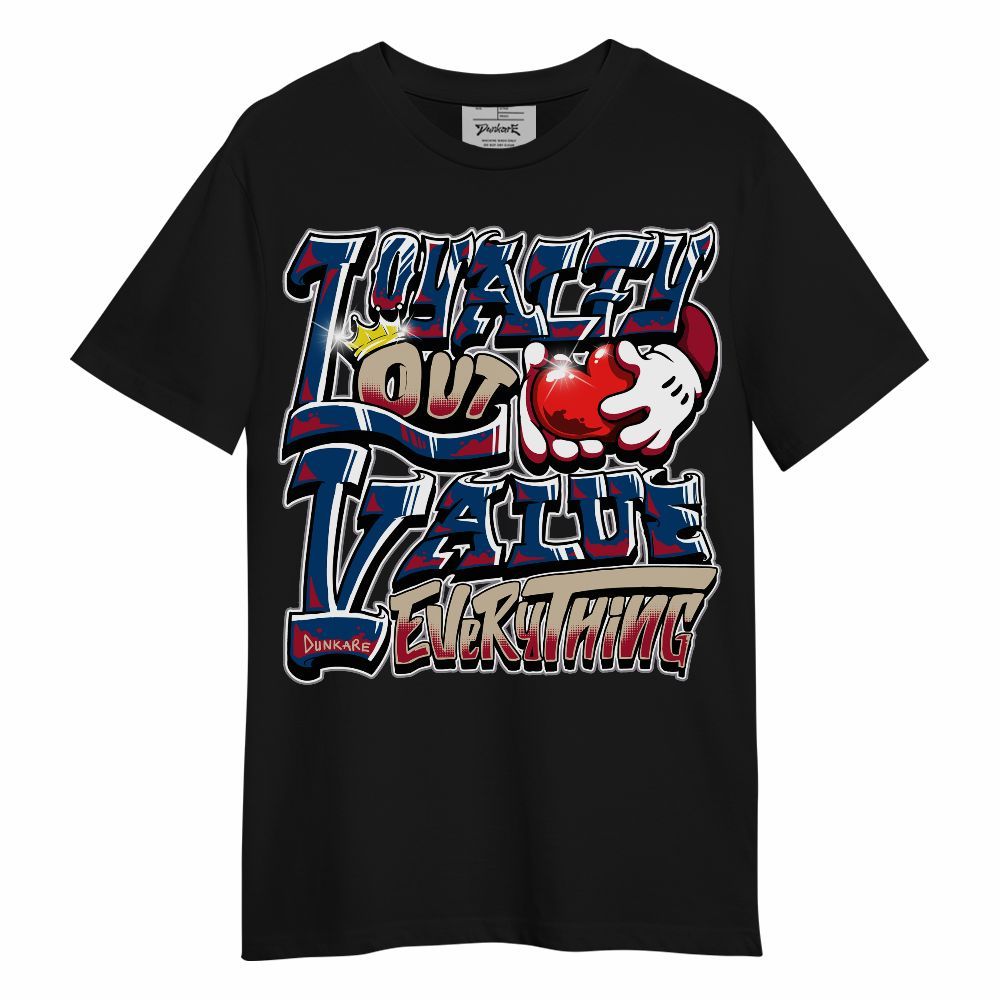 Shirt To Match Rare Air 4s - Graffiti Loyalty Out Value Graphic