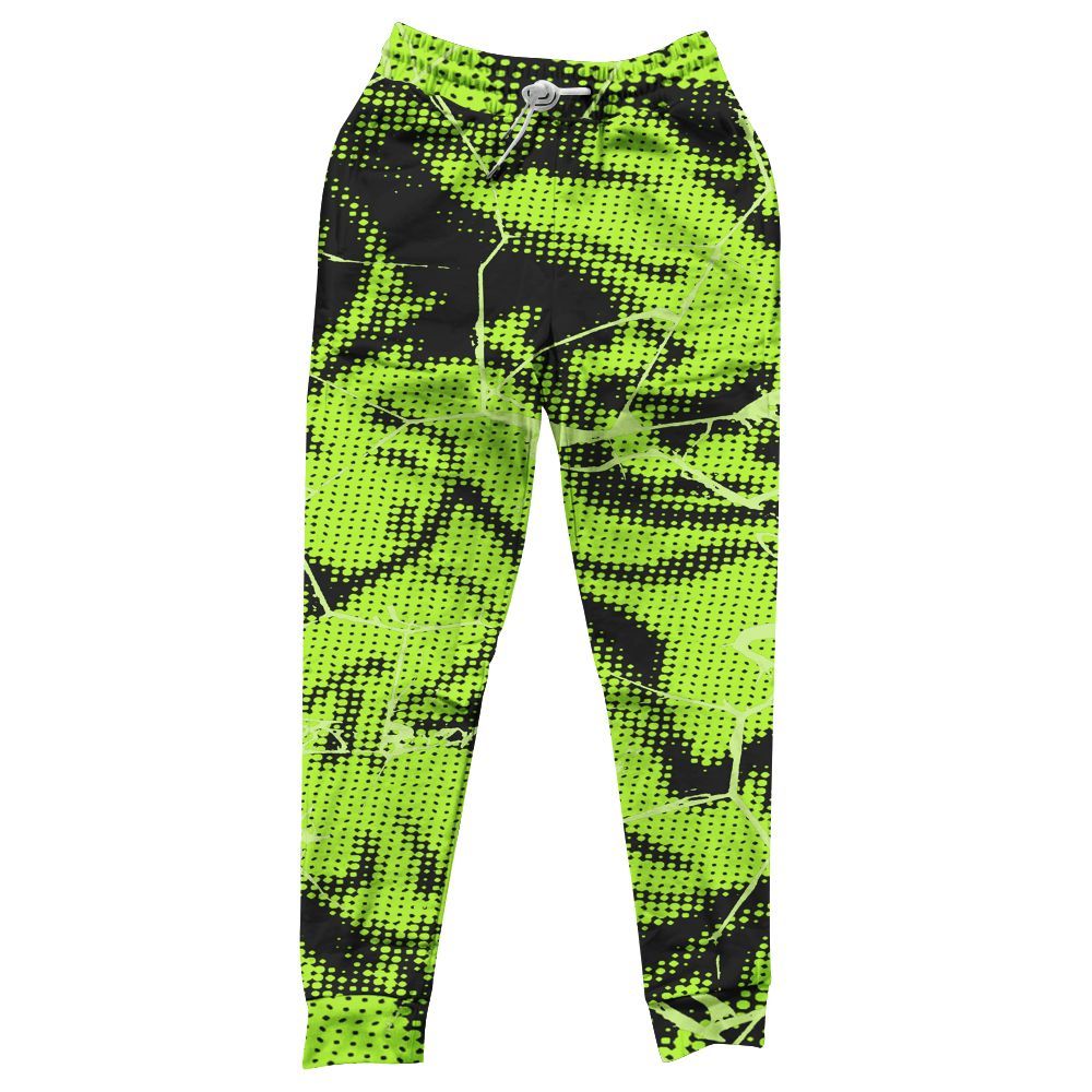 Sweatpant To Match Air Force 1 Low Dance Volt - Crack Graphic All Over Print