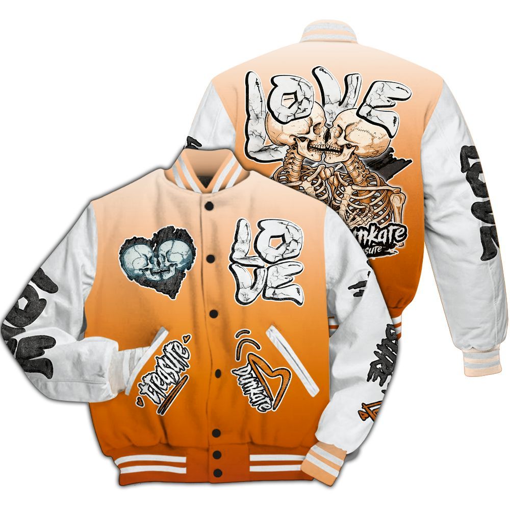 Varsity Jacket To Match Air Max One Block Down Churney - Skull Bear All Over Print
