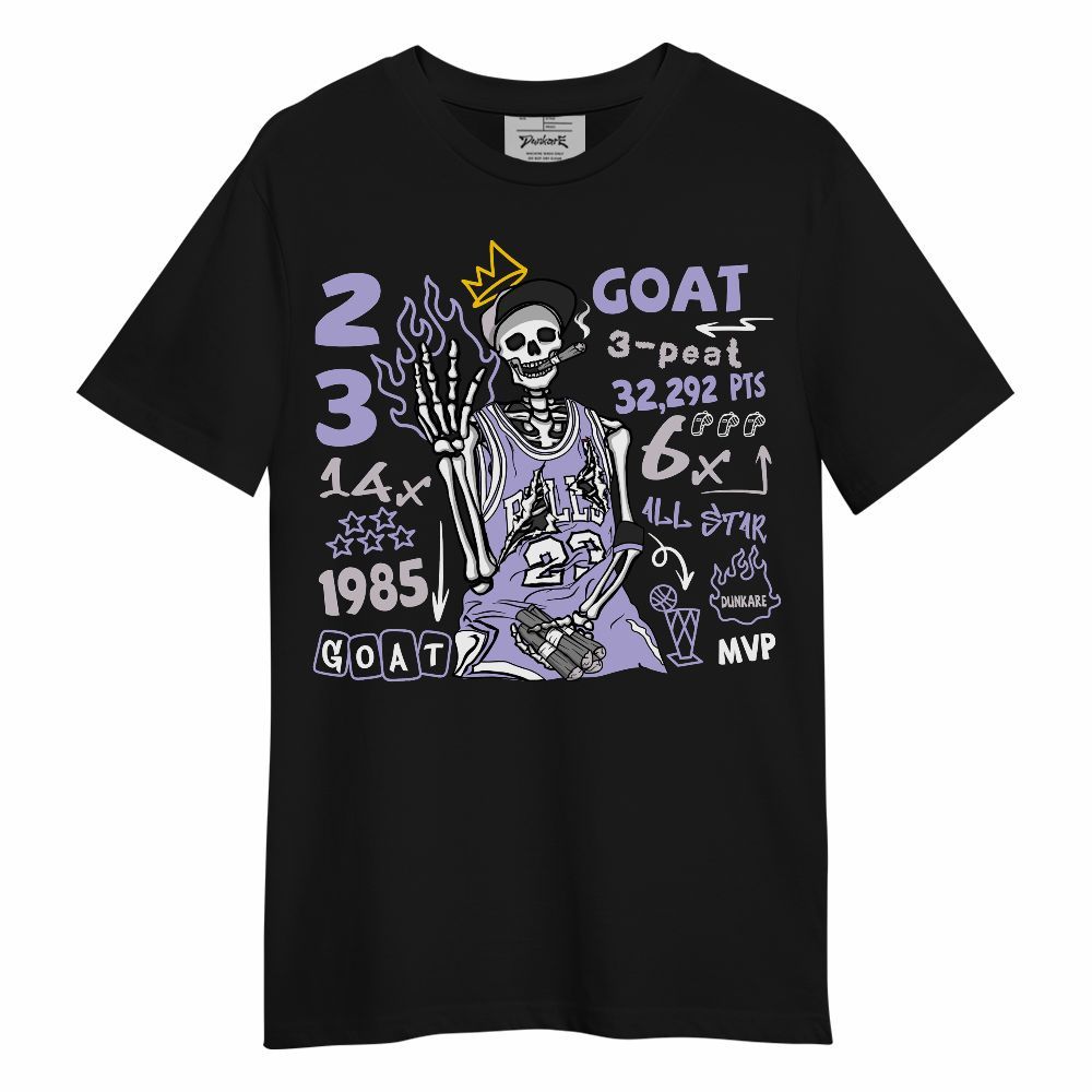 Shirt To Match Low Pure Violet 11s - Number 23 G.0.A.T Streetwear Unisex Shirt