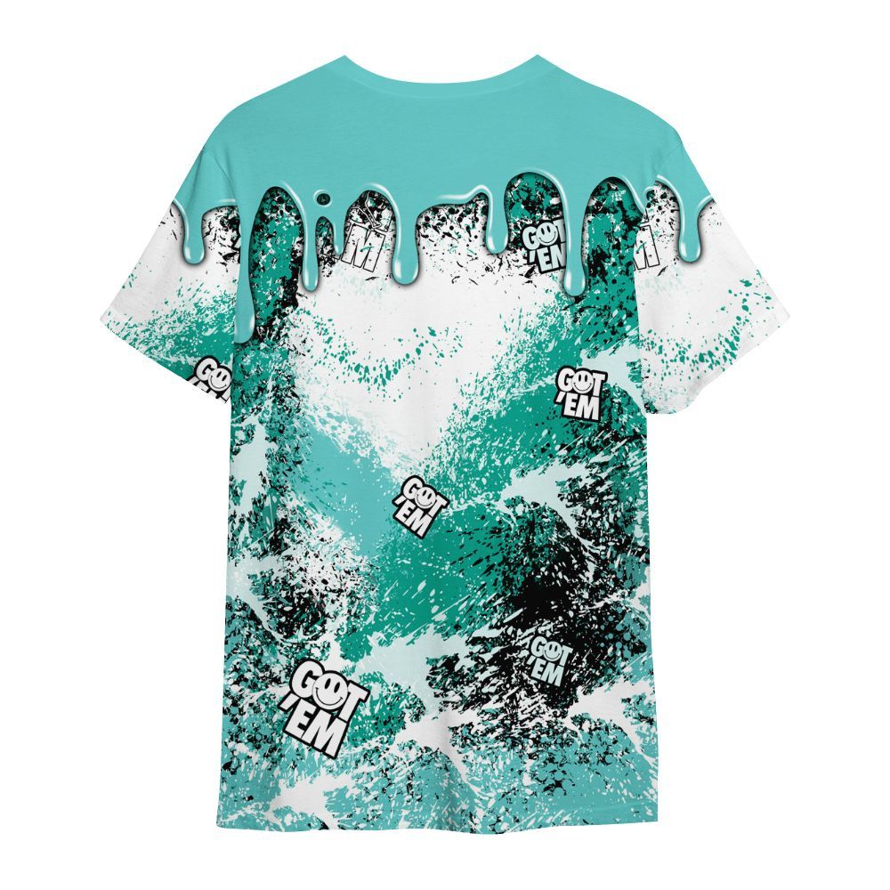 Shirt To Match KD 4 Easter Mint Candy - Dripping 23 Drip All Over Print