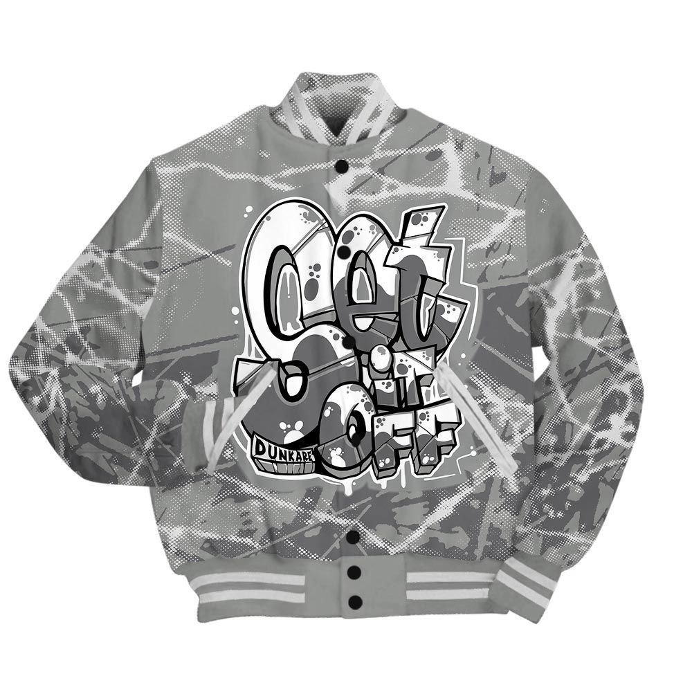 Varsity Jacket To Match Paris Cement Grey 4s - Set It Off Profound Graphic Varsity Jacket Unisex