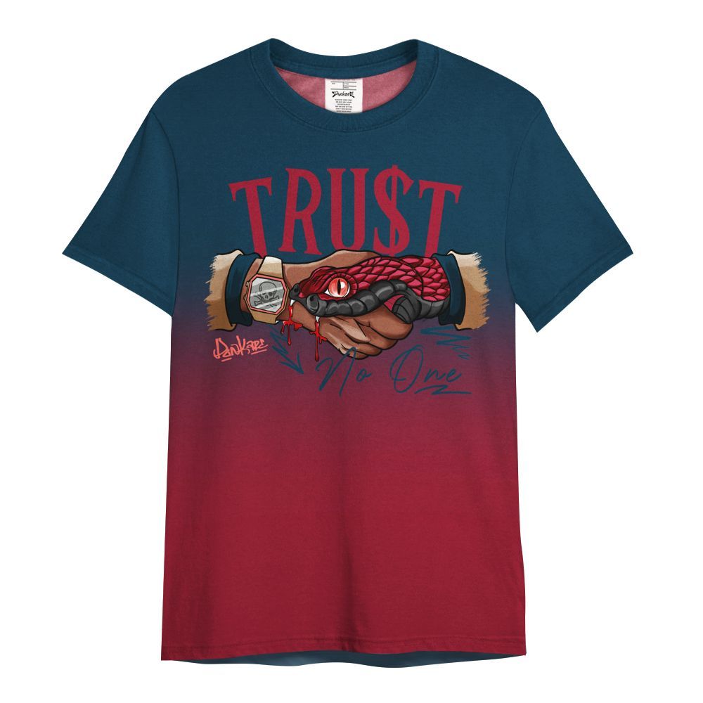 Shirt To Match Mid Multi Color 2022 1s - Snake Trust No One Drip All Over Print