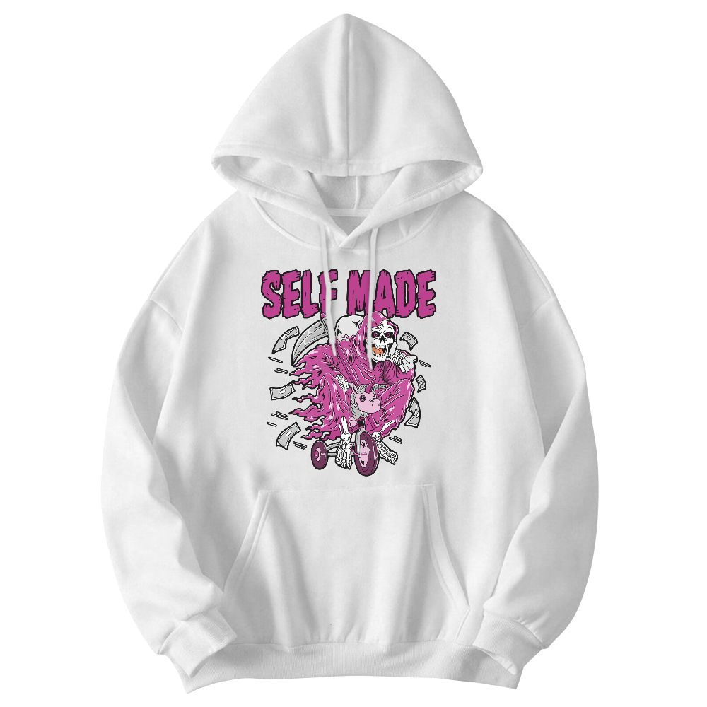 Sweatshirt To Match Dunk Low Active Fuchsia - Self Make Skeleton Graphic